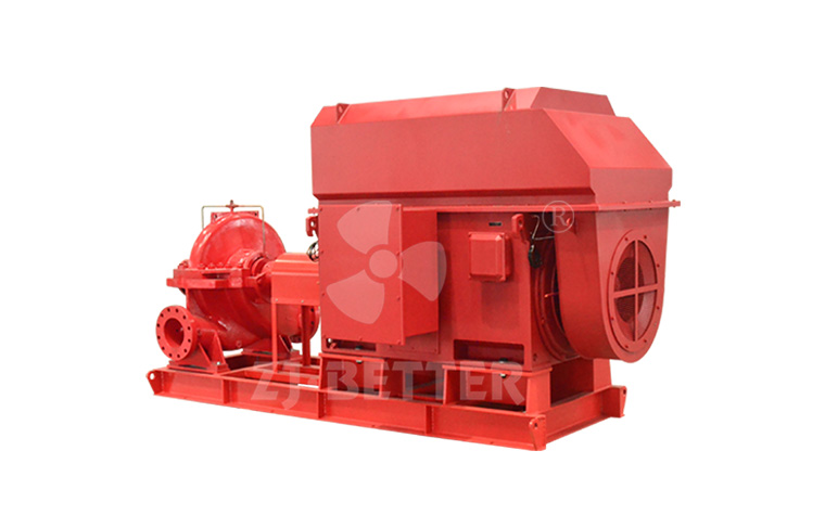 Split Case Pump with High Voltage Motor